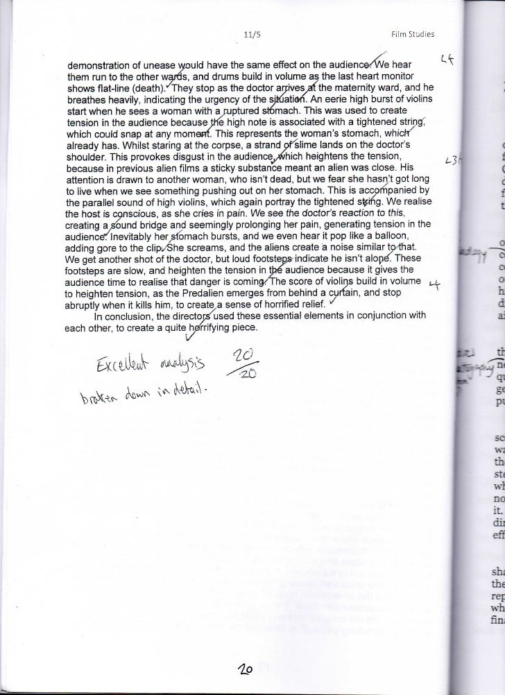 micro essay film studies